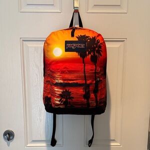 Jansport Sunset Backpack - Orange and Black